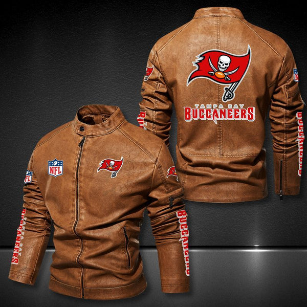 30% OFF Hot Sale Tampa Bay Buccaneers Leather Jacket Cheap For Men – 4 Fan  Shop