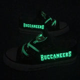 Tampa Bay Buccaneers Shoes Letter Glow In The Dark Shoes