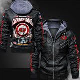 Tampa Bay Buccaneers Super Bowl LV Champions Leather Jacket