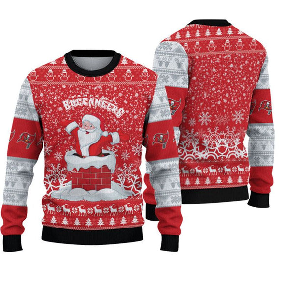 Tampa Bay Buccaneers Sweatshirt Christmas Funny Santa Claus