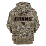 Tennessee Titans Camo Hoodie 3D Printed