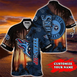 Tennessee Titans Hawaiian Shirt Customize Your Name
