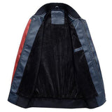 Men's Leather Bomber Jacket Vintage