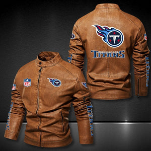 Tennessee Titans Leather Jacket Winter Coat