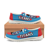 20% OFF Tennessee Titans Moccasin Slippers - Hey Dude Shoes Style