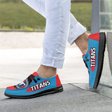 20% OFF Tennessee Titans Moccasin Slippers - Hey Dude Shoes Style