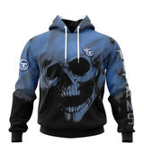 15% OFF Best Tennessee Titans Skull Hoodies Custom Name & Number