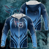 Tennessee Titans Zipper Hoodie 3D Print H04FS