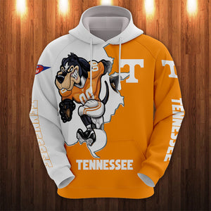 Tennessee Volunteers Hoodies Mascot Printed