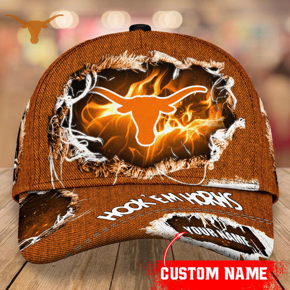 Lowest Price Texas Longhorns Baseball Caps Custom Name