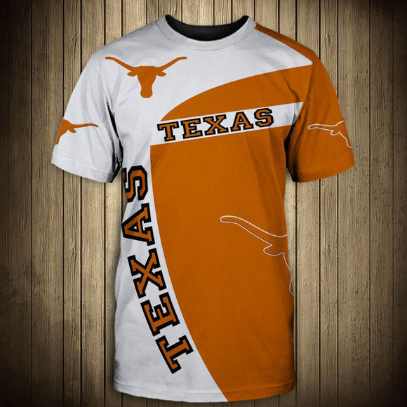 20% SALE OFF Texas Longhorns T shirt Mens 3D