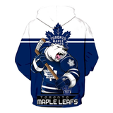 Toronto Maple Leafs Hoodies Mascot 3D Printed