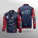 Utah Jazz Leather Jacket