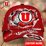 Lowest Price Utah Utes Baseball Caps Custom Name