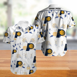 Vintage Indiana Pacers Hawaiian Shirt