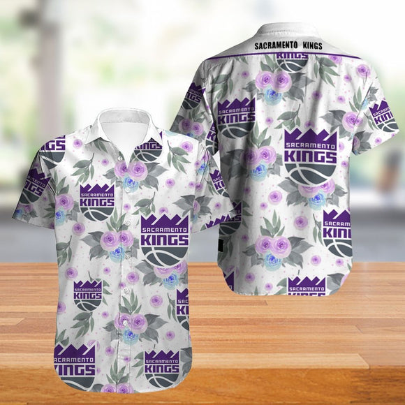 Vintage Sacramento Kings Hawaiian Shirt