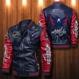 Washington Capitals Leather Jacket