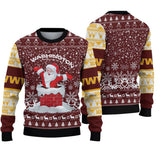 Washington Football Team Sweatshirt Christmas Funny Santa Claus