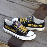 Washington Redskins Women's Shoes Low Top Canvas Shoes