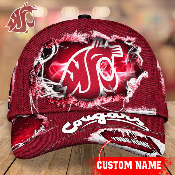 Lowest Price Washington State Cougars Baseball Caps Custom Name