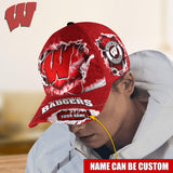 Lowest Price Wisconsin Badgers Baseball Caps Custom Name