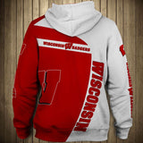 Up To 20% OFF Wisconsin Badgers Zip Up Hoodie 3D