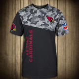 Arizona Cardinals Military T Shirt 3D Short Sleeve