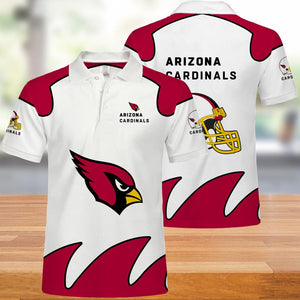 Arizona Cardinals Polo Shirts White