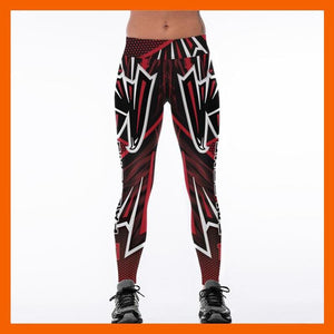 Atlanta Falcons 3D Print YOGA Gym Sports Leggings High Waist Fitness Pant Workout Trousers