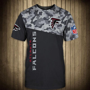Atlanta Falcons Military T Shirt 3D Short Sleeve