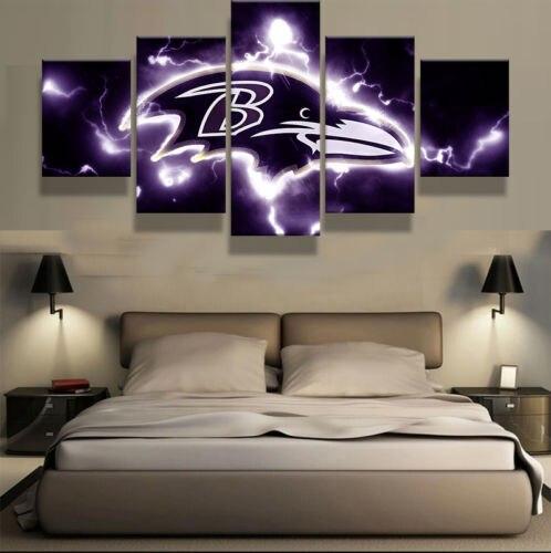 Baltimore Ravens Wall Art Cheap For Living Room Wall Decor