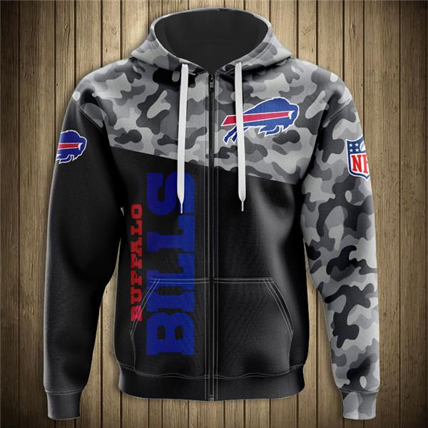 18% OFF Buffalo Bills Military Hoodies Cheap 3D Sweatshirt Long Sleeve – 4  Fan Shop