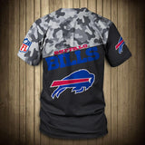 Buffalo Bills Military T Shirt 3D Short Sleeve