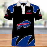 Buffalo Bills Polo Shirts Black