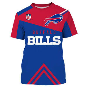 Buffalo Bills T shirts Vintage Cheap Short Sleeve O Neck For Fans