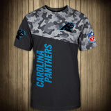 Carolina Panthers Military T Shirt 3D Short Sleeve