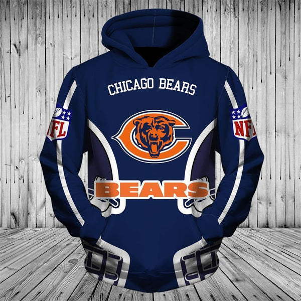 18% OFF Chicago Bears Hoodies 3D Halloween Horror Night Sweatshirt Pullover  – 4 Fan Shop