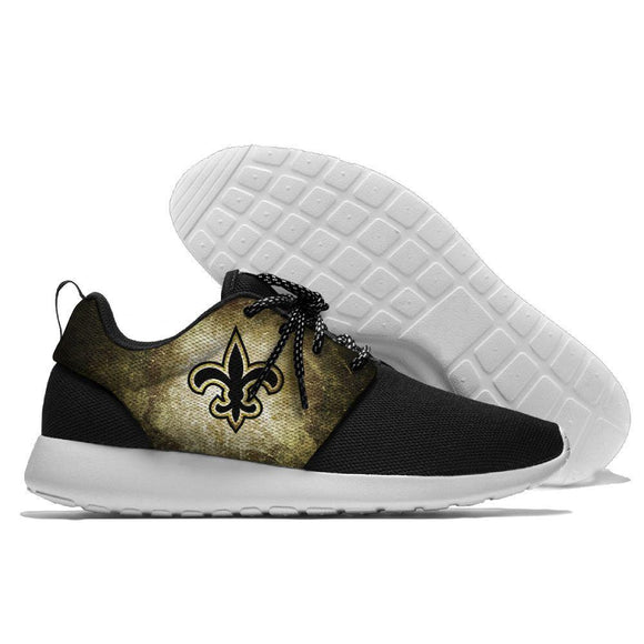 NFL Shoes Sneaker Lightweight Custom New Orleans Saints Shoes For Sale Super Comfort