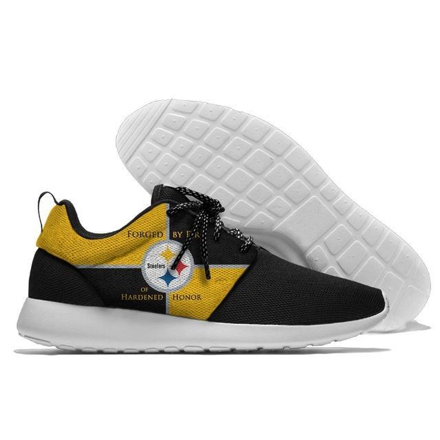 PITTSBURGH STEELERS LACE UP CANVAS BOAT SHOE NFL MEN’S Size 8 BRAND NEW IN  BOX