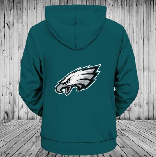 18% SALE OFF Philadelphia Eagles Zip Up Hoodies 3D Death Skull Hoodies – 4  Fan Shop