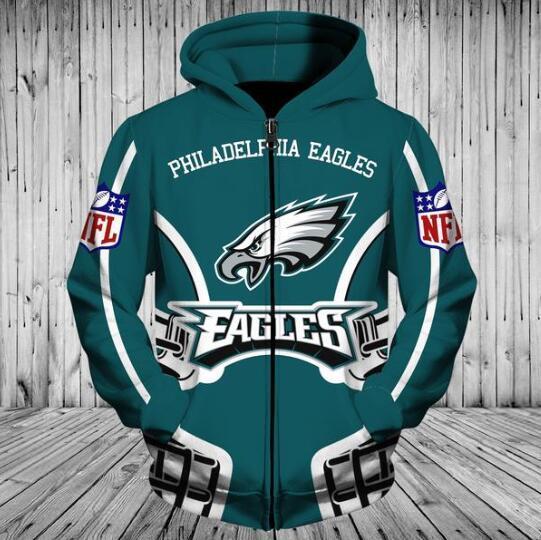 Cheap Price Philadelphia Eagles Hoodie With Zipper Sweatshirt Jacket P – 4  Fan Shop