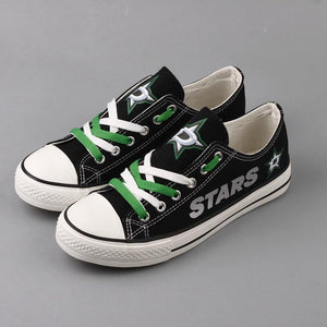 Cheap Price NHL Shoes Custom Dallas Stars Shoes For Fans