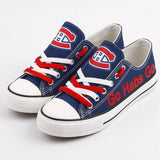Cheap Price NHL Shoes Custom Montreal Canadiens Shoes For Fans Super Comfort