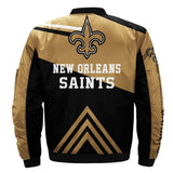 Cheapest Men's Bomber Jacket New Orleans Saints Jacket For Sale