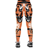 Cicinnati Bengals 3D Print YOGA Gym Sports Leggings High Waist Fitness Pant Workout Trousers