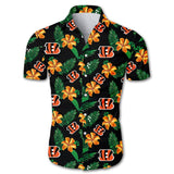 Cincinnati Bengals Hawaiian Shirt Floral Button Up