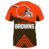 Cleveland Browns T shirts Vintage Cheap Short Sleeve O Neck For Fans