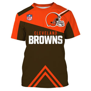 Cleveland Browns T shirts Vintage Cheap Short Sleeve O Neck For Fans