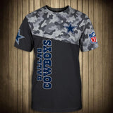 Dallas Cowboys Military Shirt 3D Short Sleeve