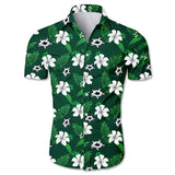 Dallas Stars Hawaiian Shirt Floral Button Up